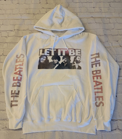 The Beatles "Let it be" White Hoodie