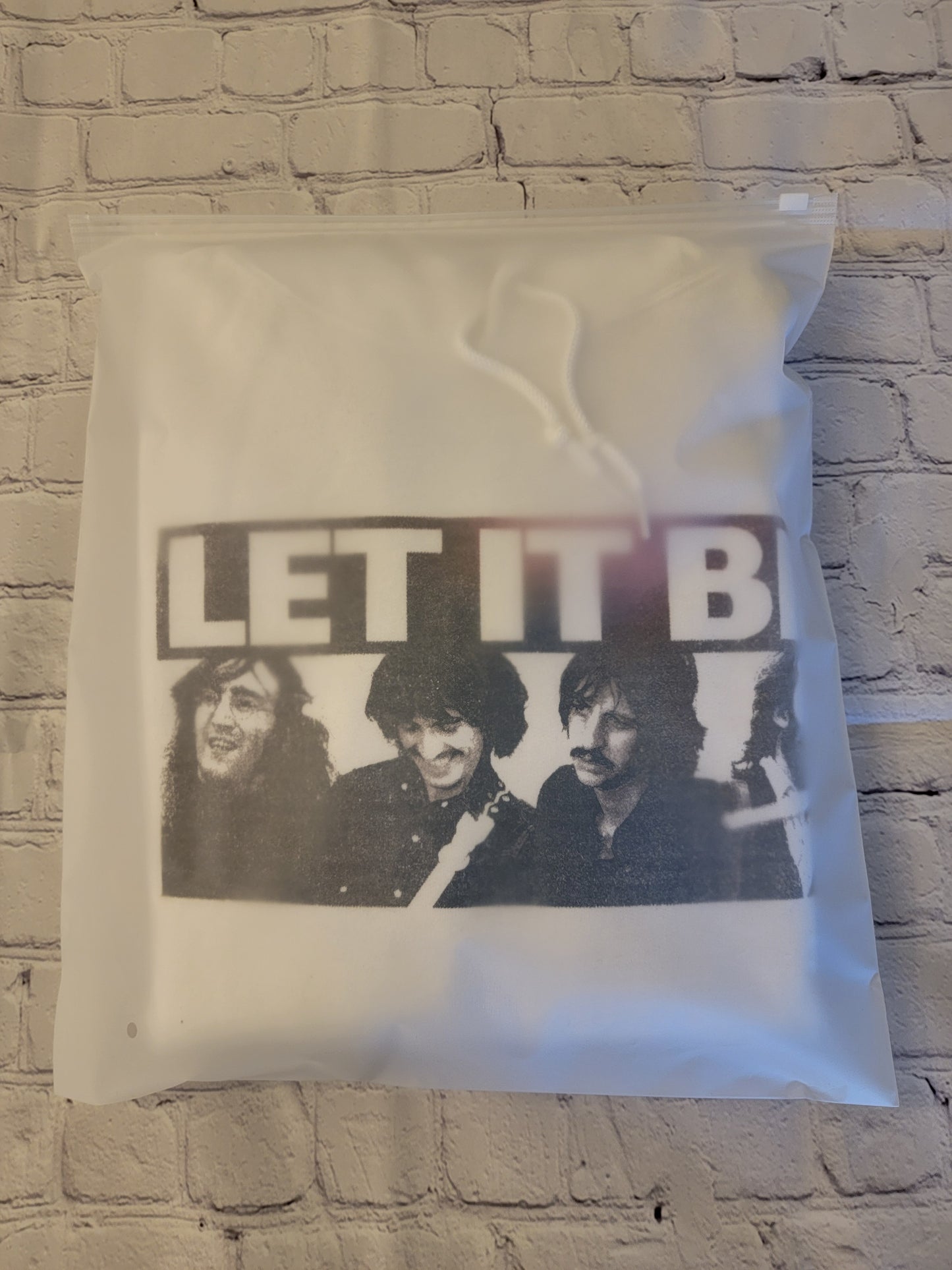 The Beatles "Let it be" White Hoodie