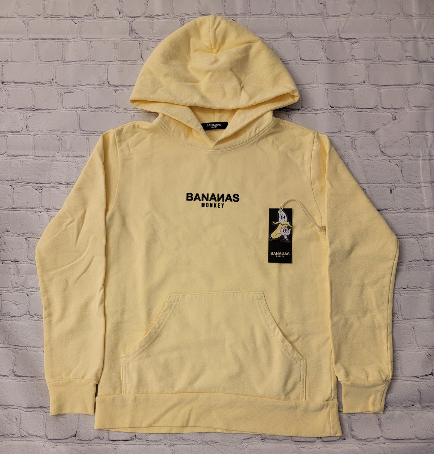 Bananas Monkey Youth Logo Hoodie (Mellow Yellow)