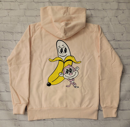 Bananas Monkey Youth Logo Hoodie (Ice Pink)