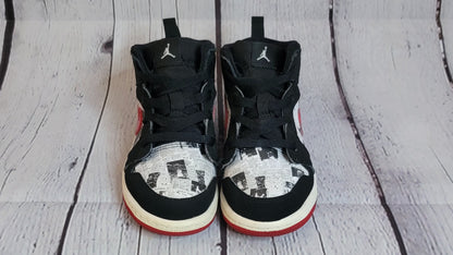 Air Jordan 1 Mid SE TD 'Newspaper Air Times' BQ6933 061